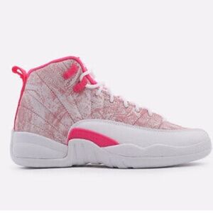 Kids Pink and White Sneakers